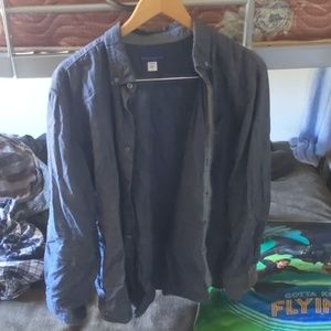 Xl long sleeve dennum style button up shirt